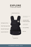 TULA MESH EXPLORE BABY CARRIER - OLIVIA