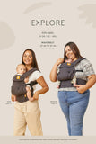 TULA LINEN EXPLORE BABY CARRIER - TEAK