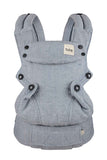 TULA LINEN EXPLORE BABY CARRIER - STORM BLUE