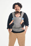 TULA LINEN EXPLORE BABY CARRIER - ASH