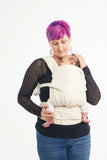 TULA LINEN EXPLORE BABY CARRIER - DOVE