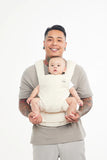 TULA LINEN EXPLORE BABY CARRIER - DOVE